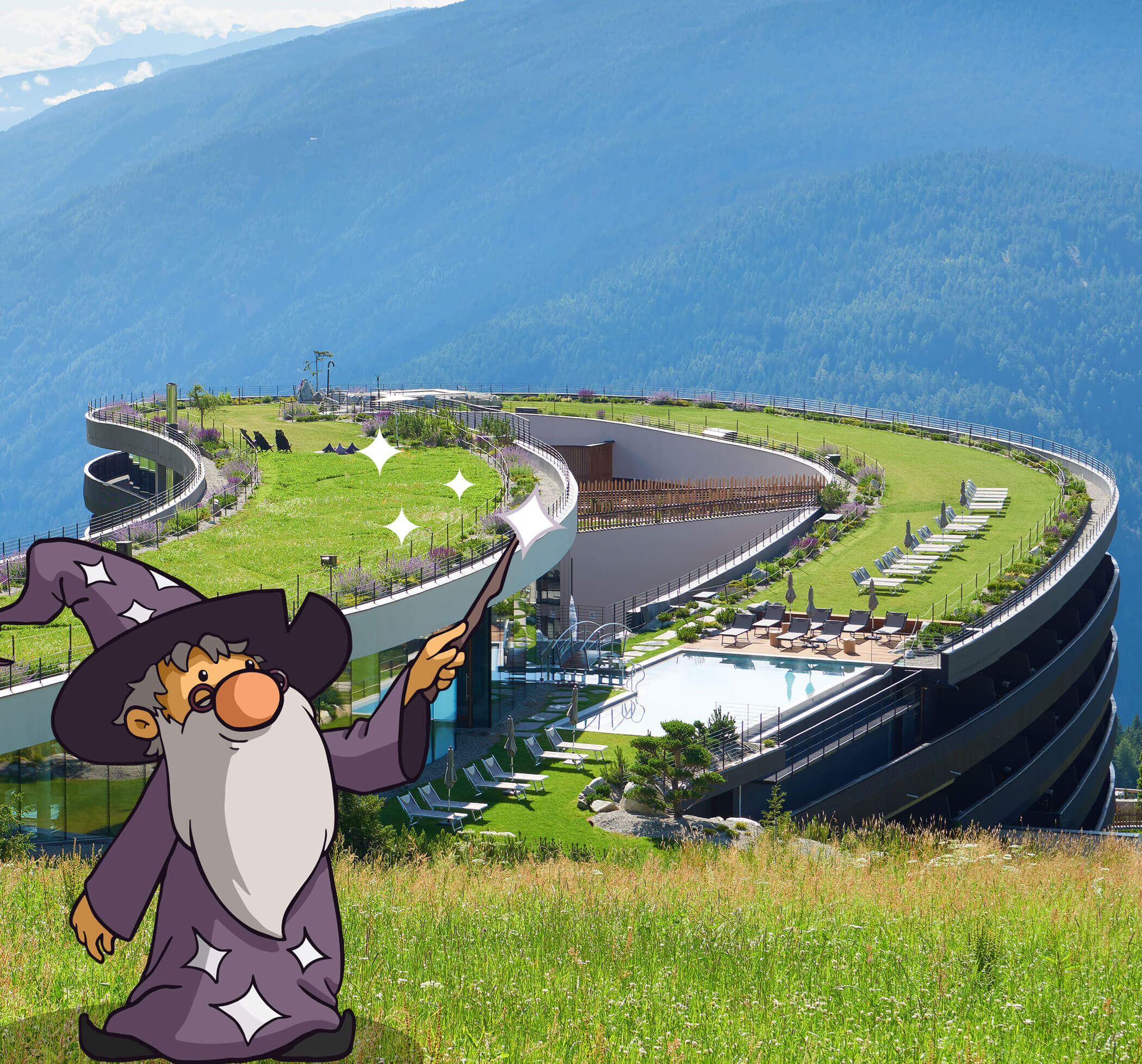 Magolix Dachterrasse