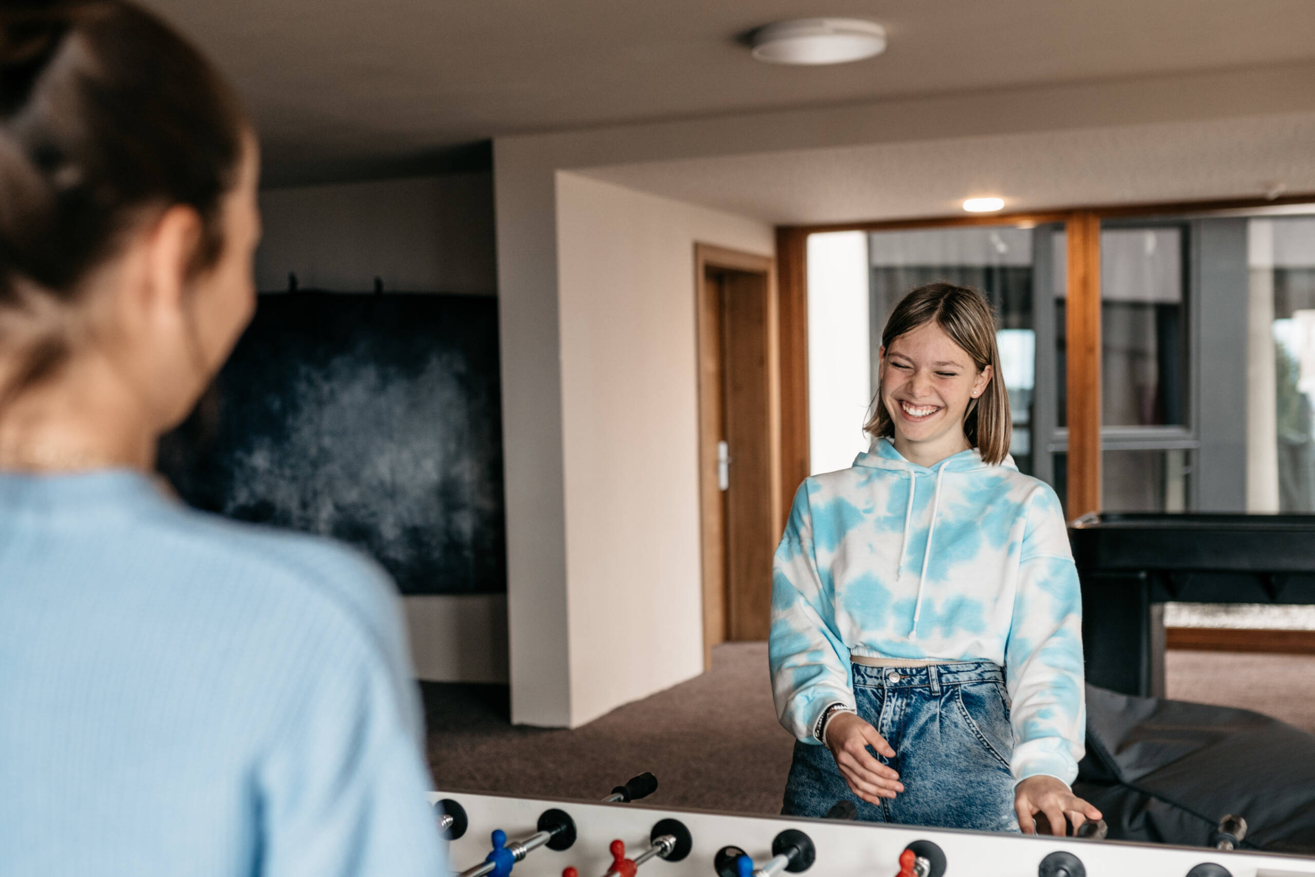 Mädchen im Teensroom